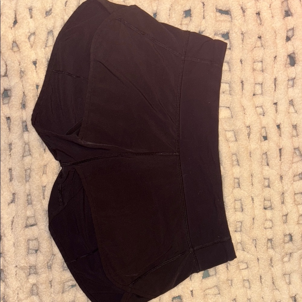 lululemon athletica Black Speed Up Low-Rise Lined Short 2.5